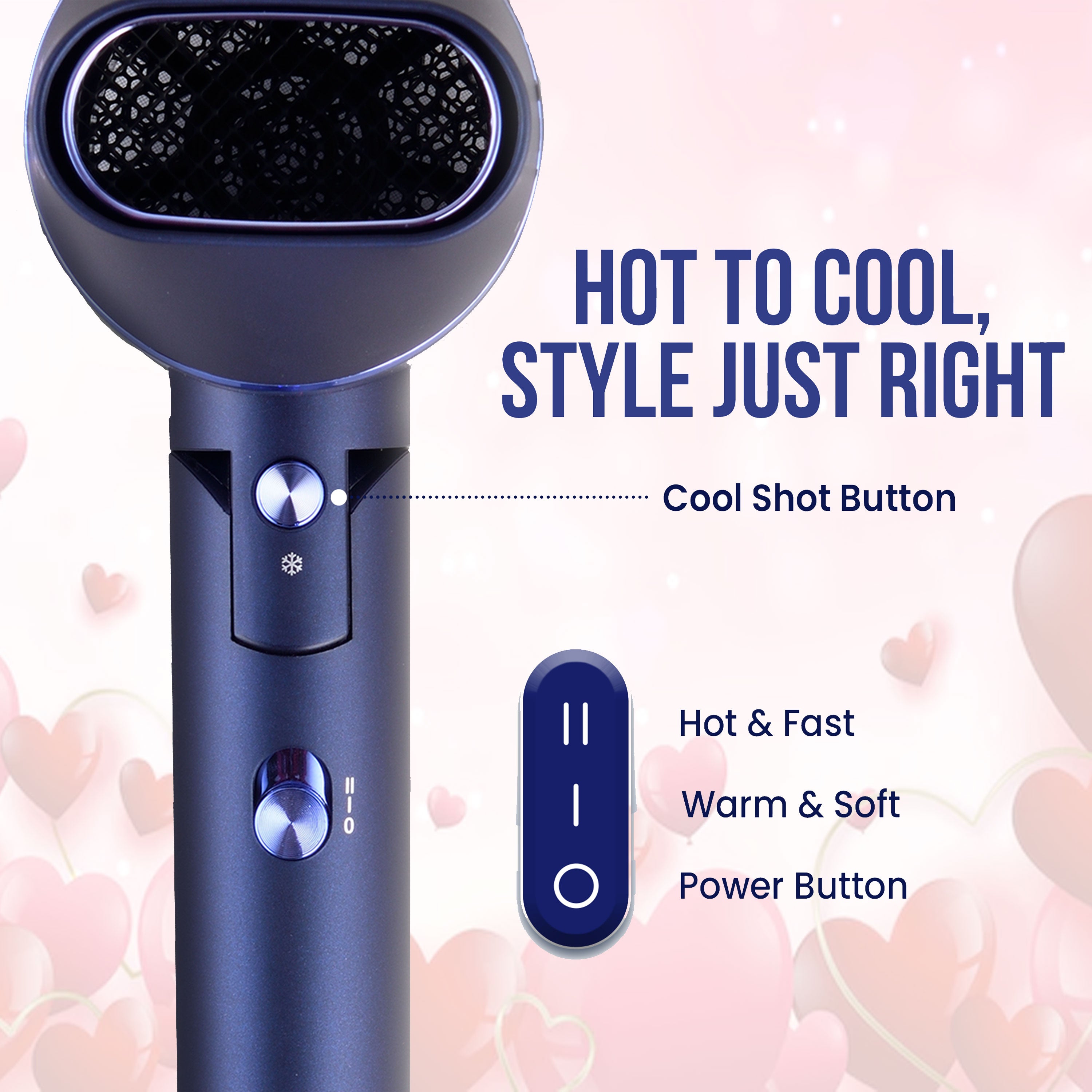 Hair Dryer (Him) + Hair Volumizer (Her)