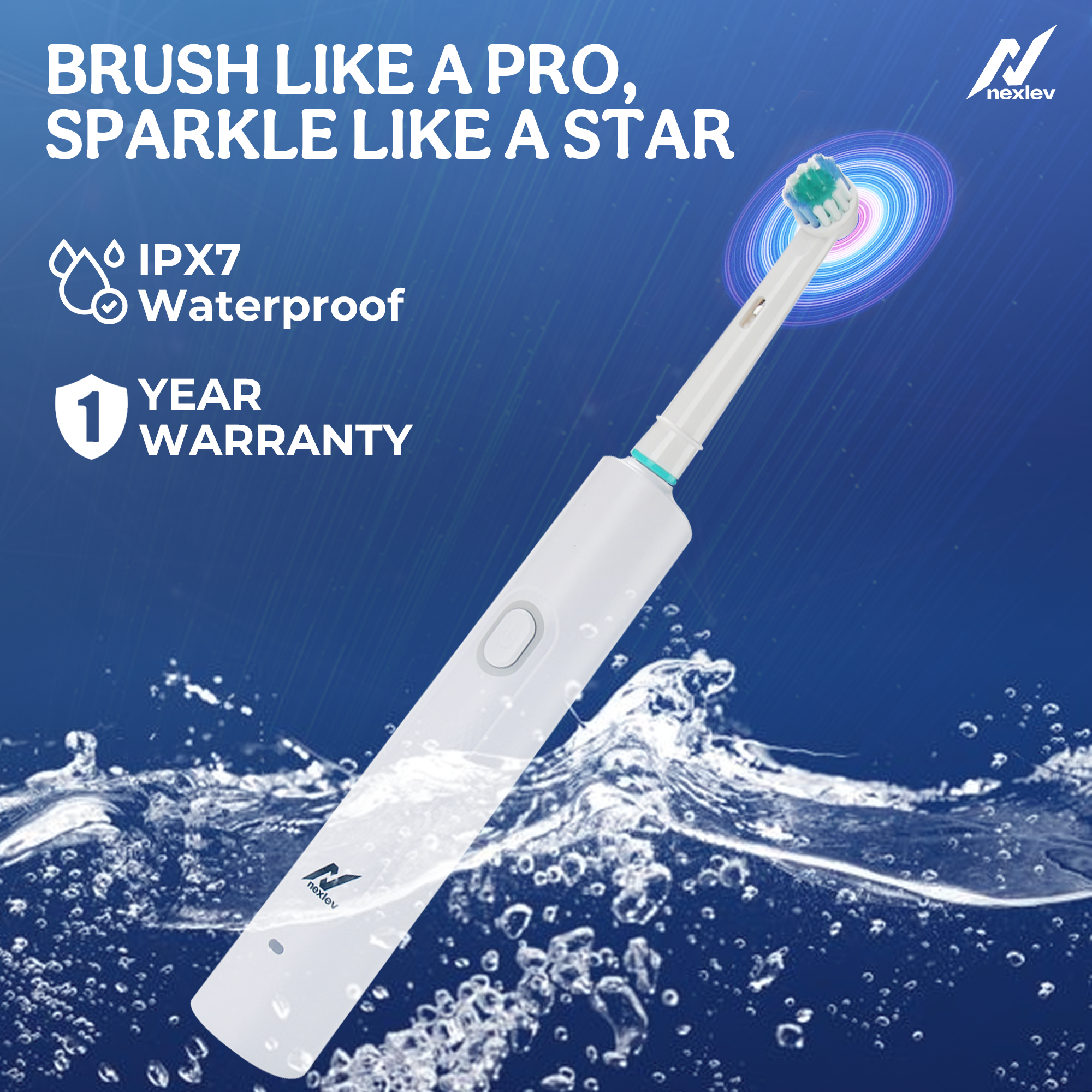 Nexlev Oscillating Electric Toothbrush | (ETR-06)