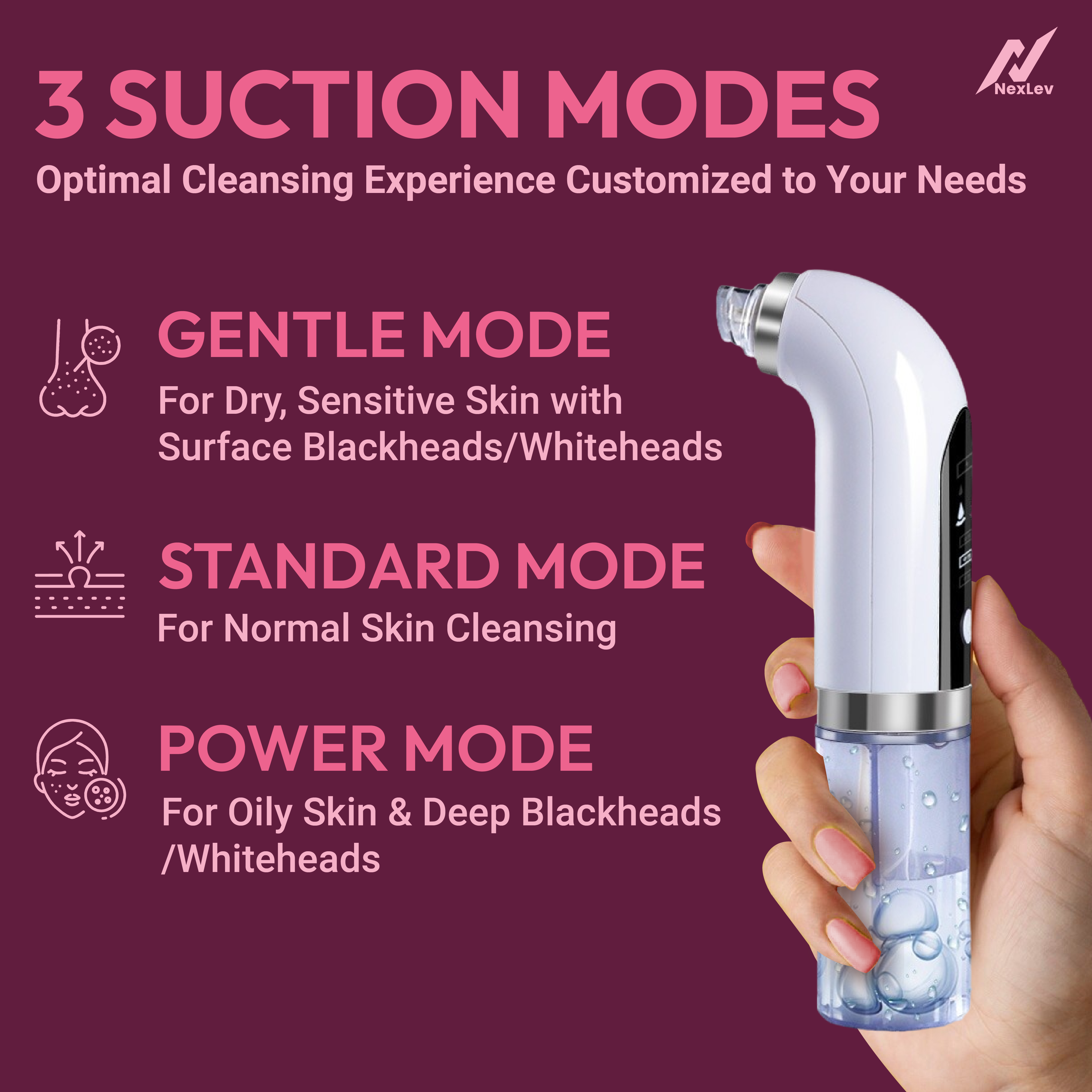 NexLev Multi-Function Blackhead Remover | BR-01