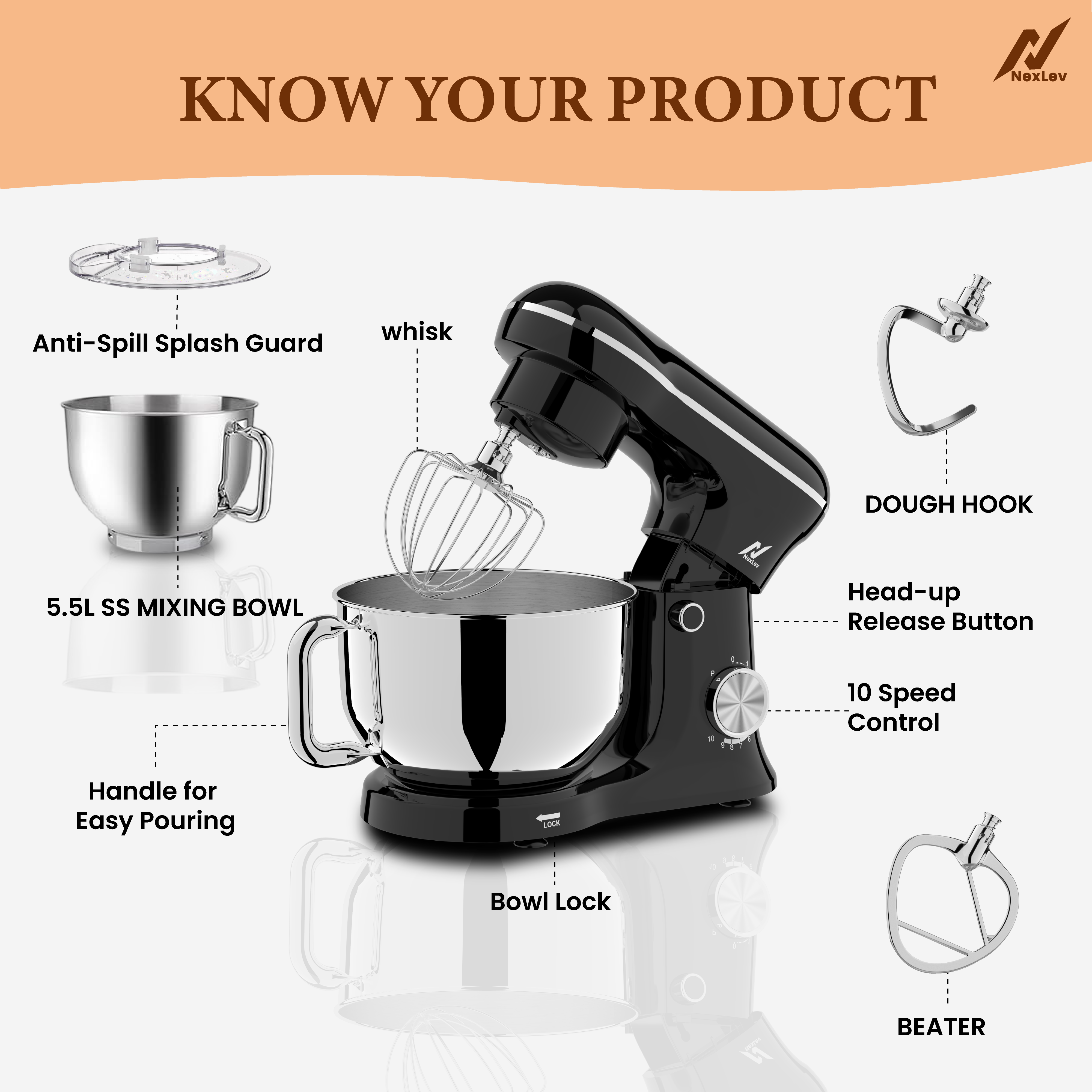 NexLev Stand Mixer ST-01
