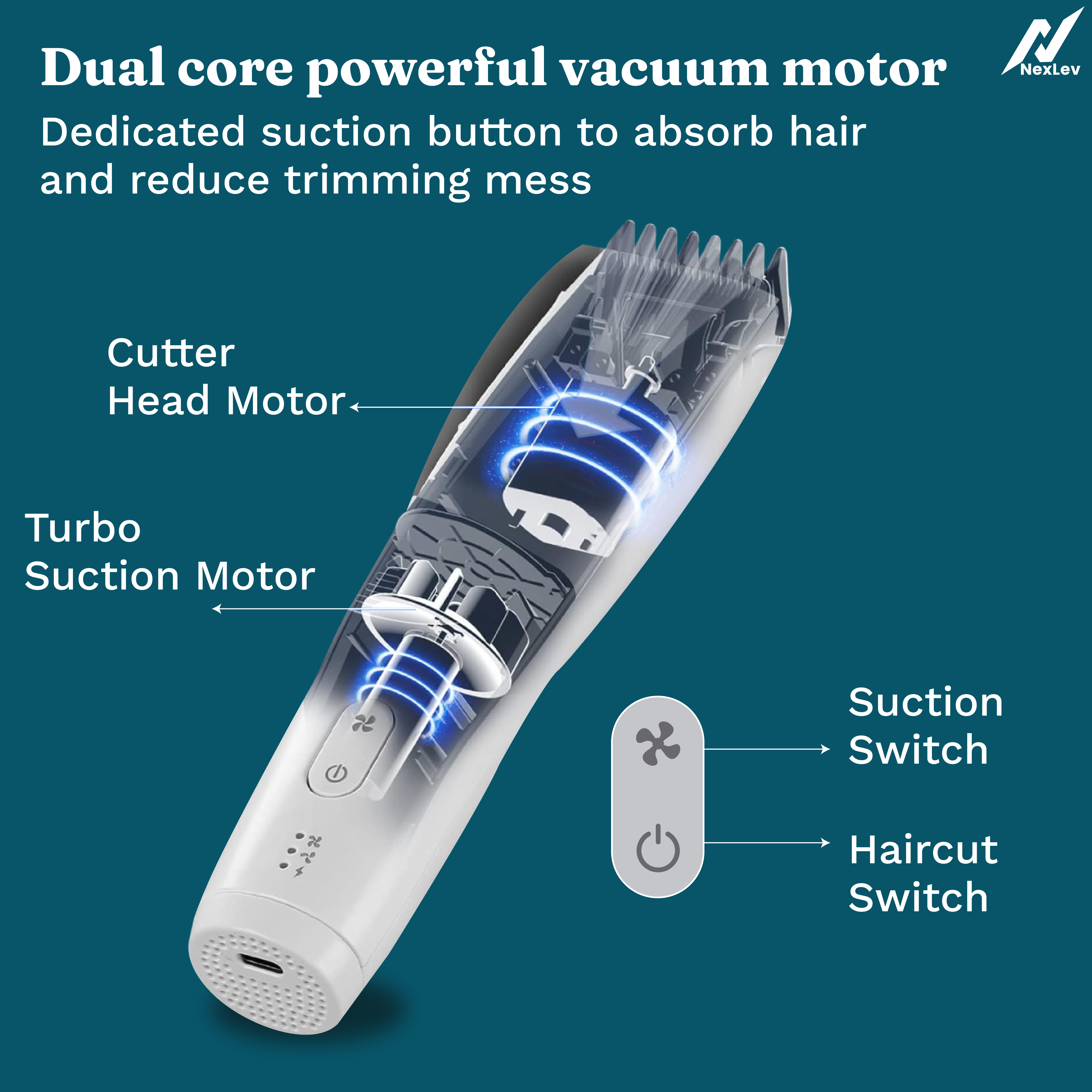 NexLev Body & Intimate Trimmer for Men | TM-05