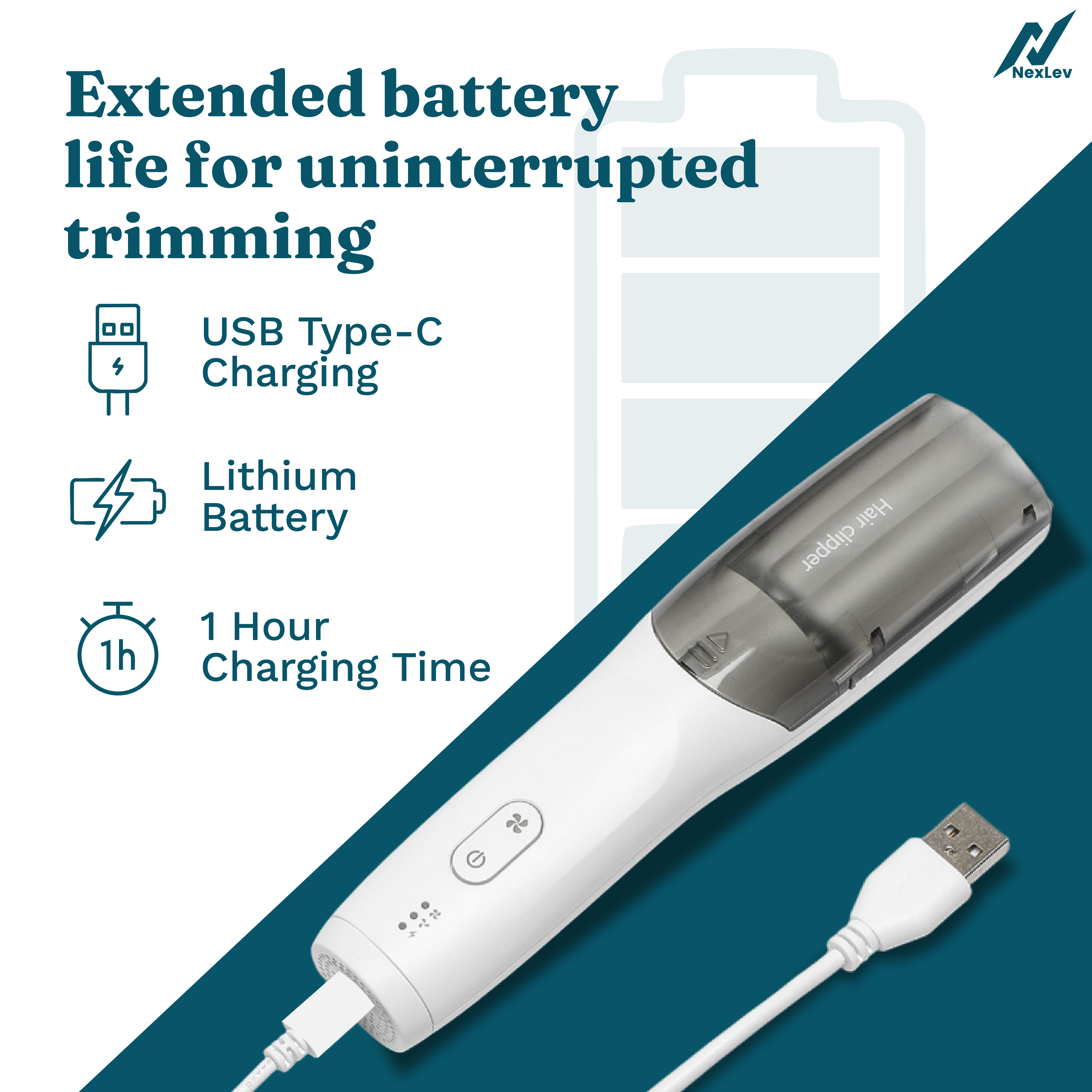 NexLev Body & Intimate Trimmer for Men | TM-05