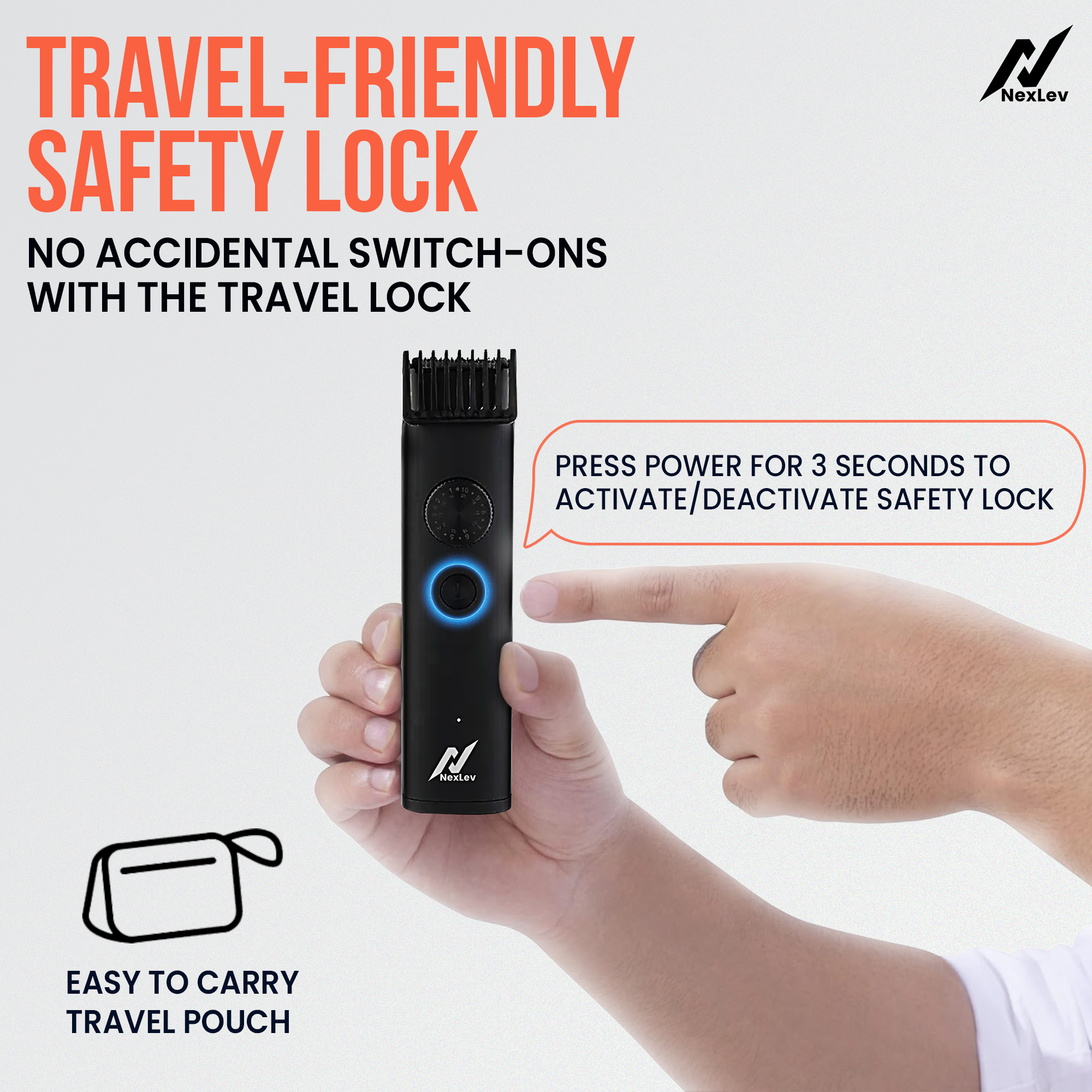NexLev Beard Trimmer | TM-01 (CN)