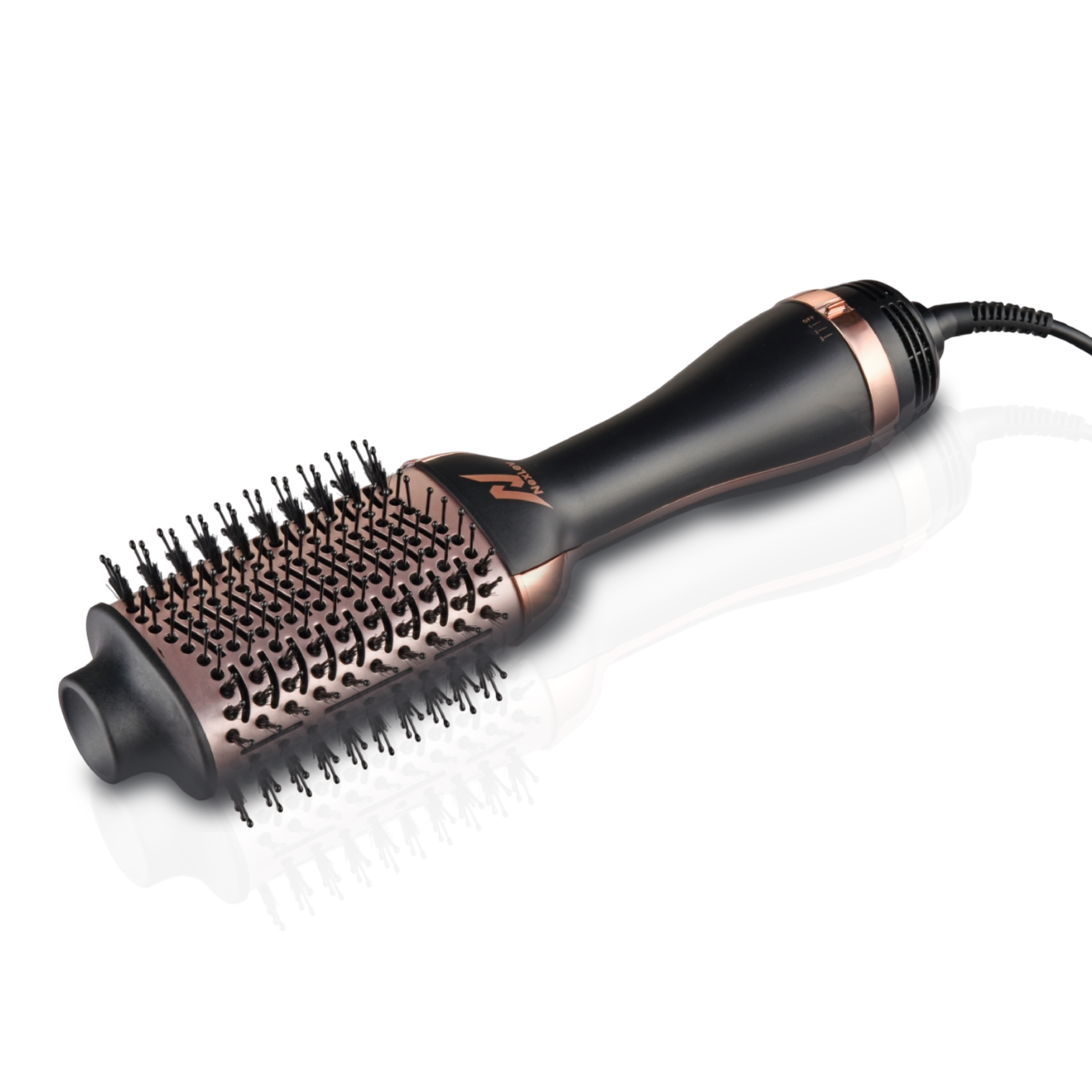 Nexlev IONIC Volumizer Hair Brush V-01 Rose Gold